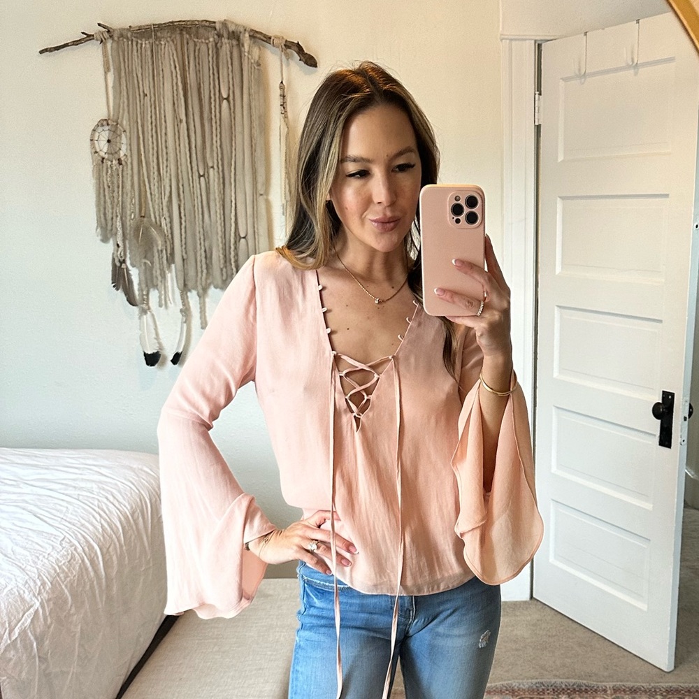 Pink Forever 21 Blouse